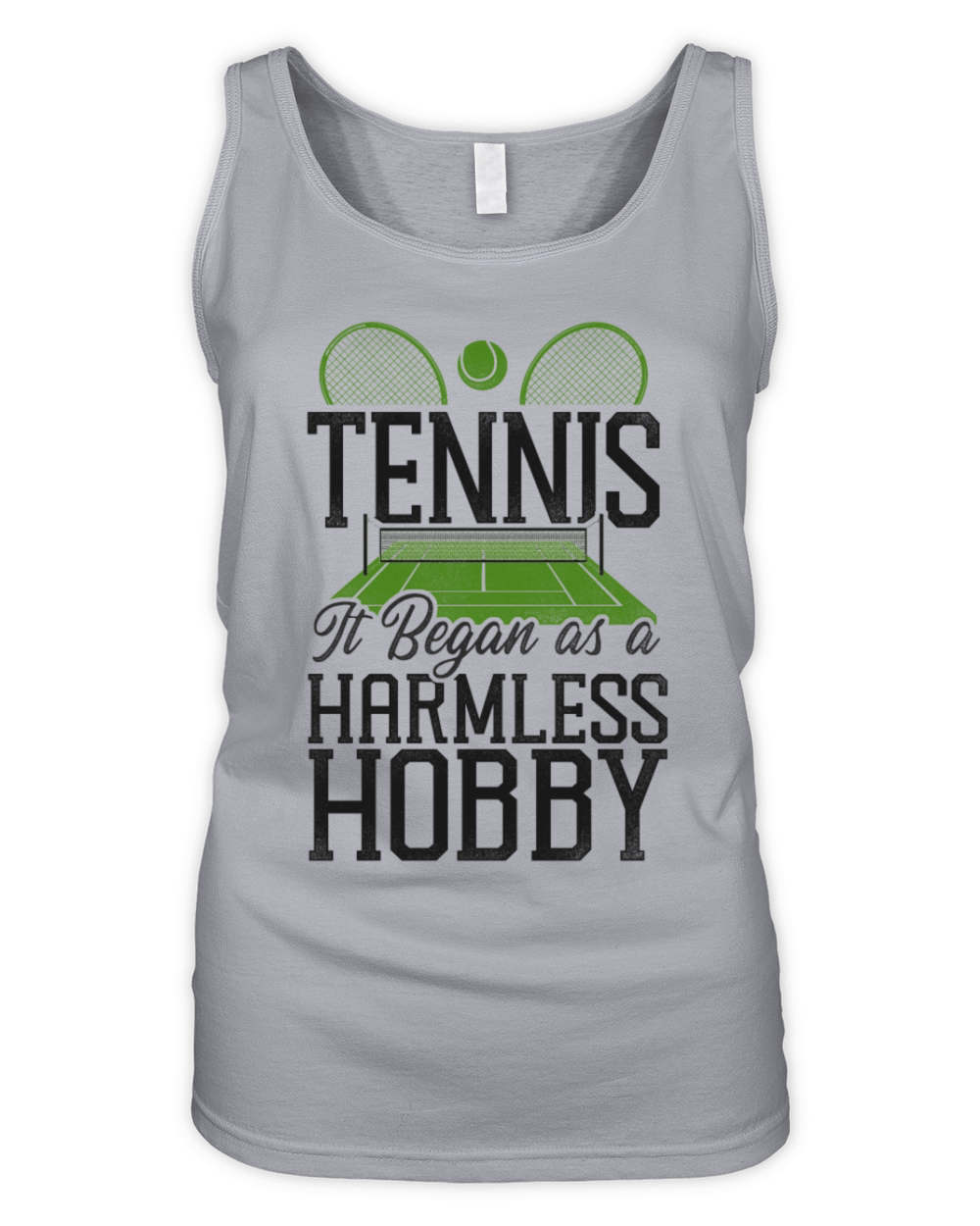 Funny Tennis Player Racket Tennis Organic Women's Tank Top