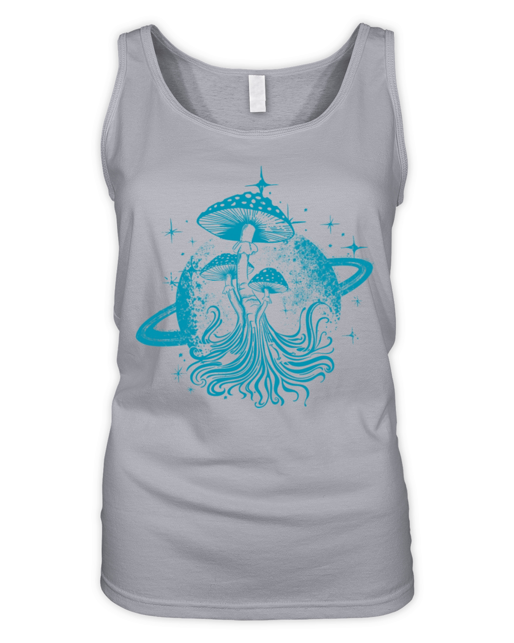 Galaxy Mushroom Organic Women's Tank Top