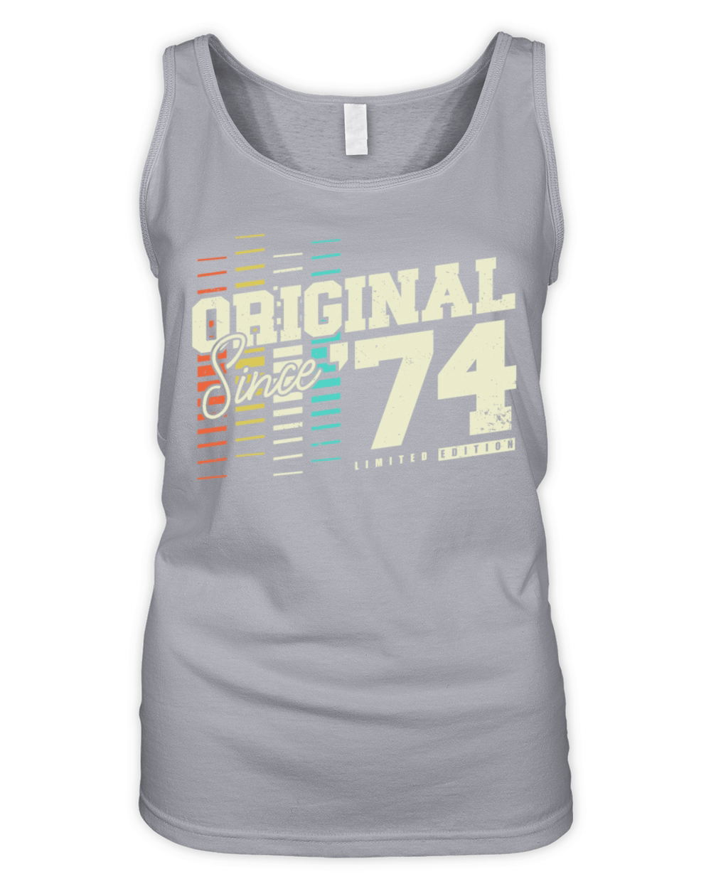 Original 1974 Vintage Retro 50th birthday Organic Women's Tank Top