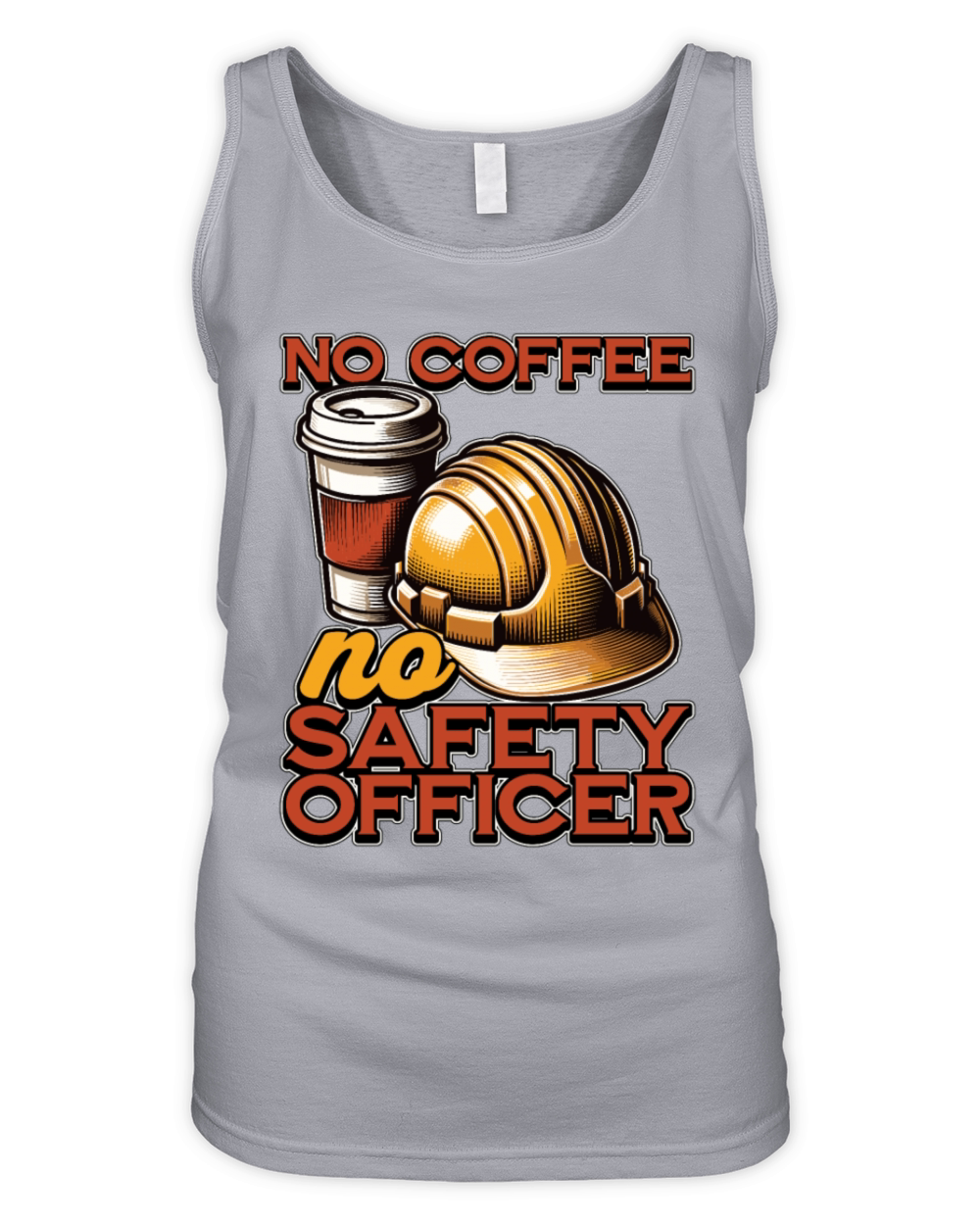 Safety Officer No Coffee Enforcement Coffee Lover Organic Women's Tank Top