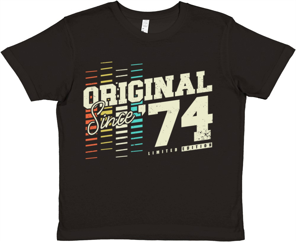 Original 1974 Vintage Retro 50th birthday Premium Kids Crewneck T-shirt