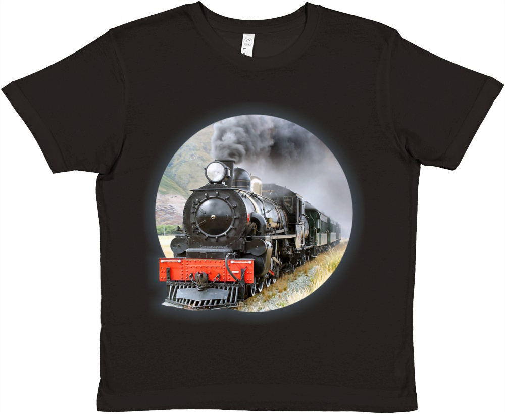steam engine Premium Kids Crewneck T-shirt