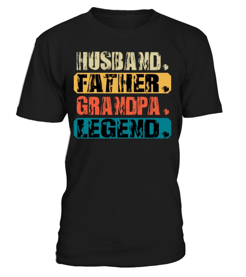 Vintage Husband Father Grandpa LEGEND T-Shirt Unisex