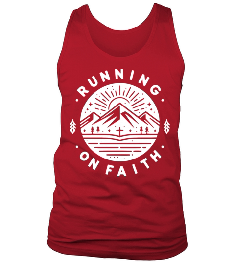 Running on Faith Tank Top Unisex