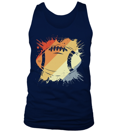 Vintage American Football Ball Tank Top Unisex