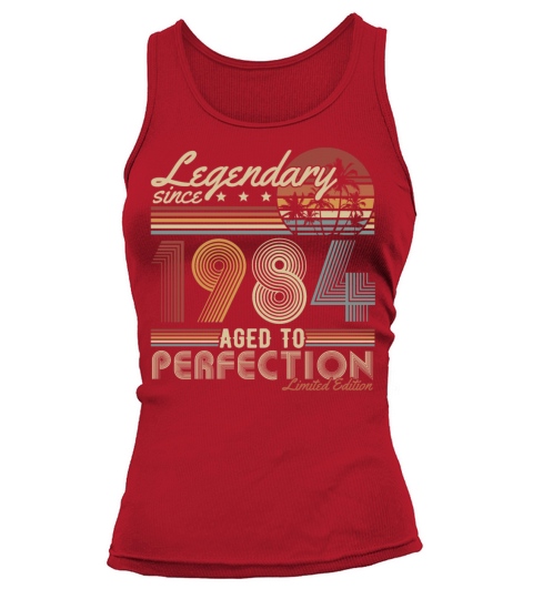 Legendary since 1984 Vintage Retro 40th Birthday Tank top Woman