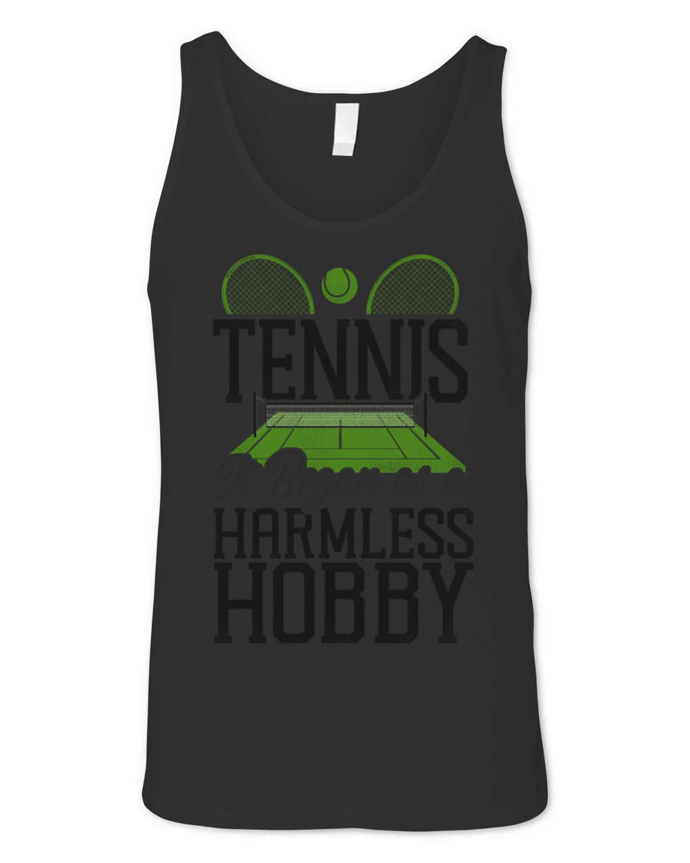 Funny Tennis Player Racket Tennis Unisex Jersey Tank