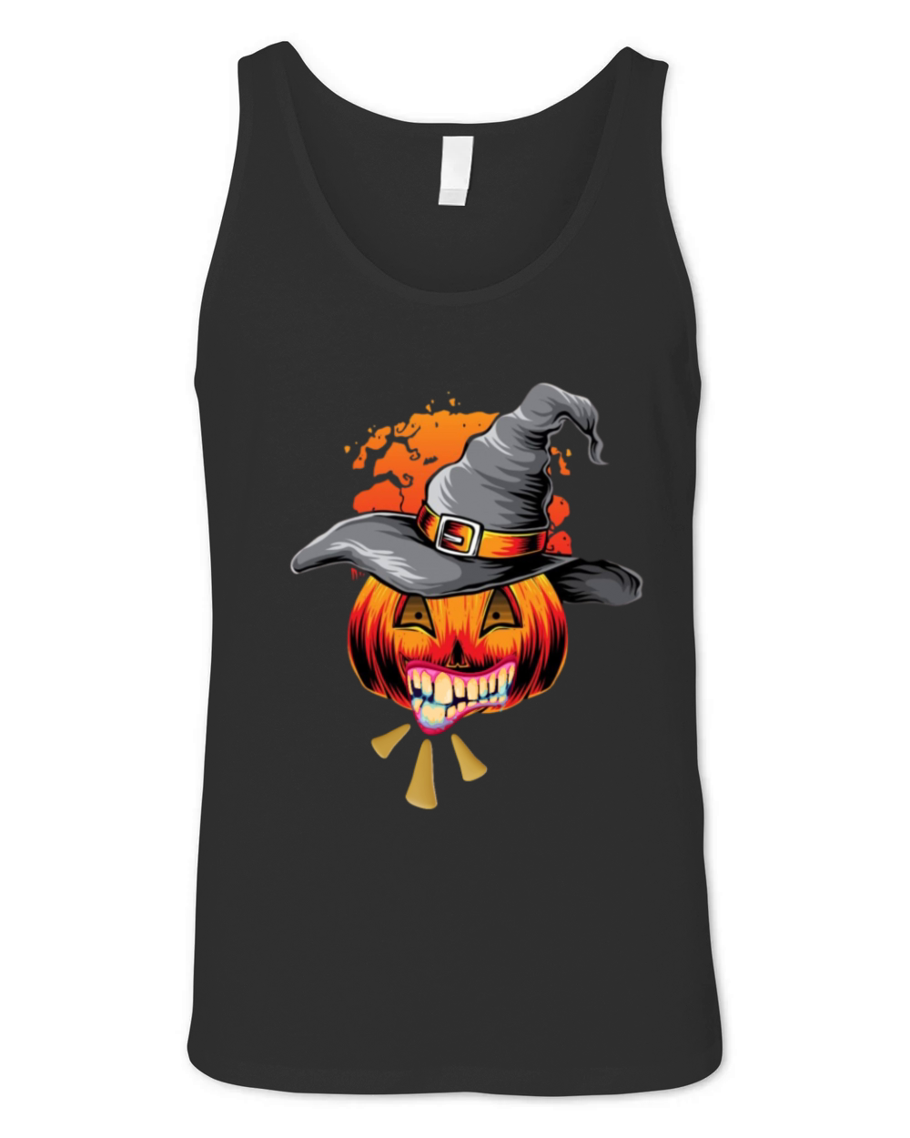 halloween GHOST HAPPY HALLOEEN Unisex Jersey Tank