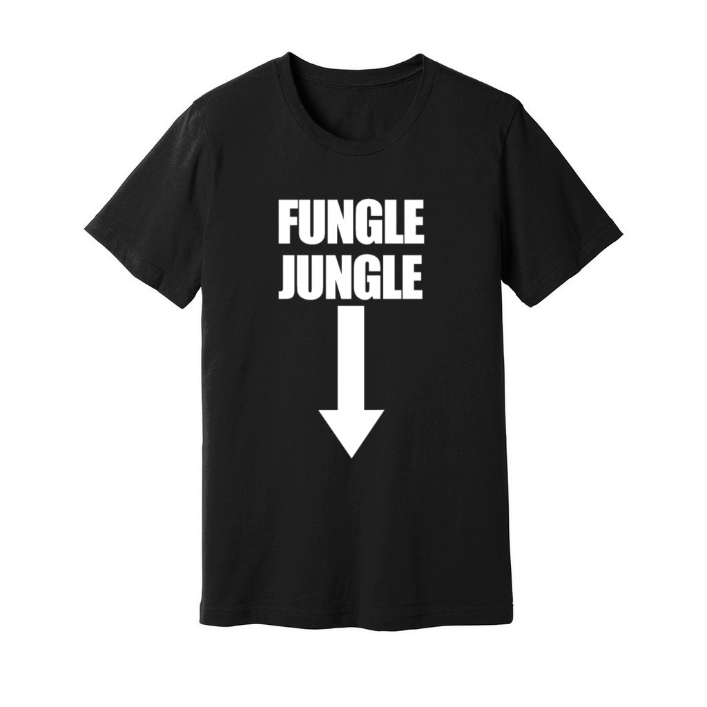 Fungle Jungle Arrow Down Womens Embarrassingraunc Unisex Jersey Tee