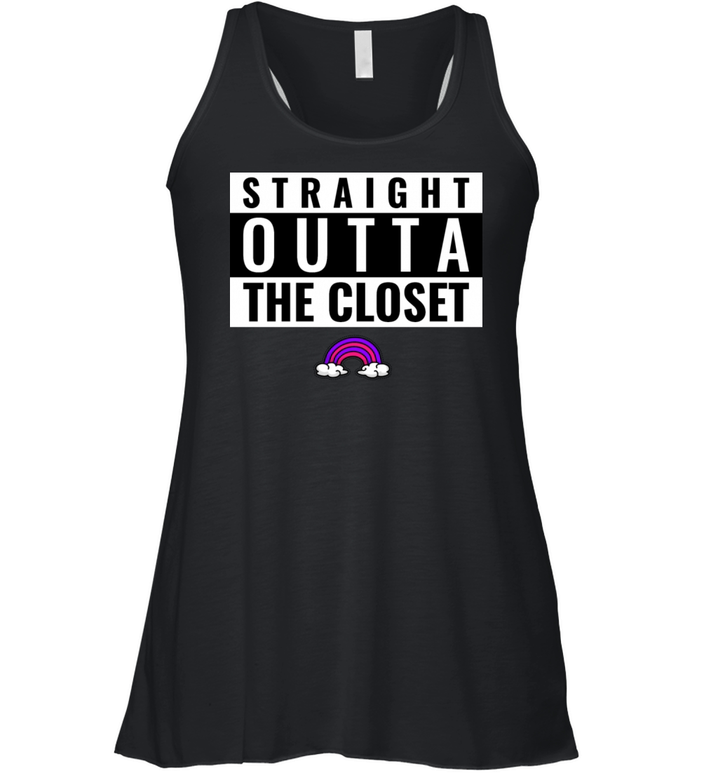 STRAIGHT OUTTA THE CLOSET Women's Flowy Tank Top