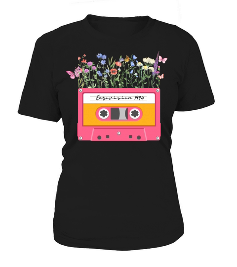 Eurovision Casette 1994 vintage flower Women's T-Shirt