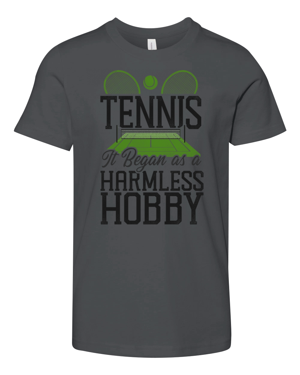 Funny Tennis Player Racket Tennis Youth Unisex Jersey Tee