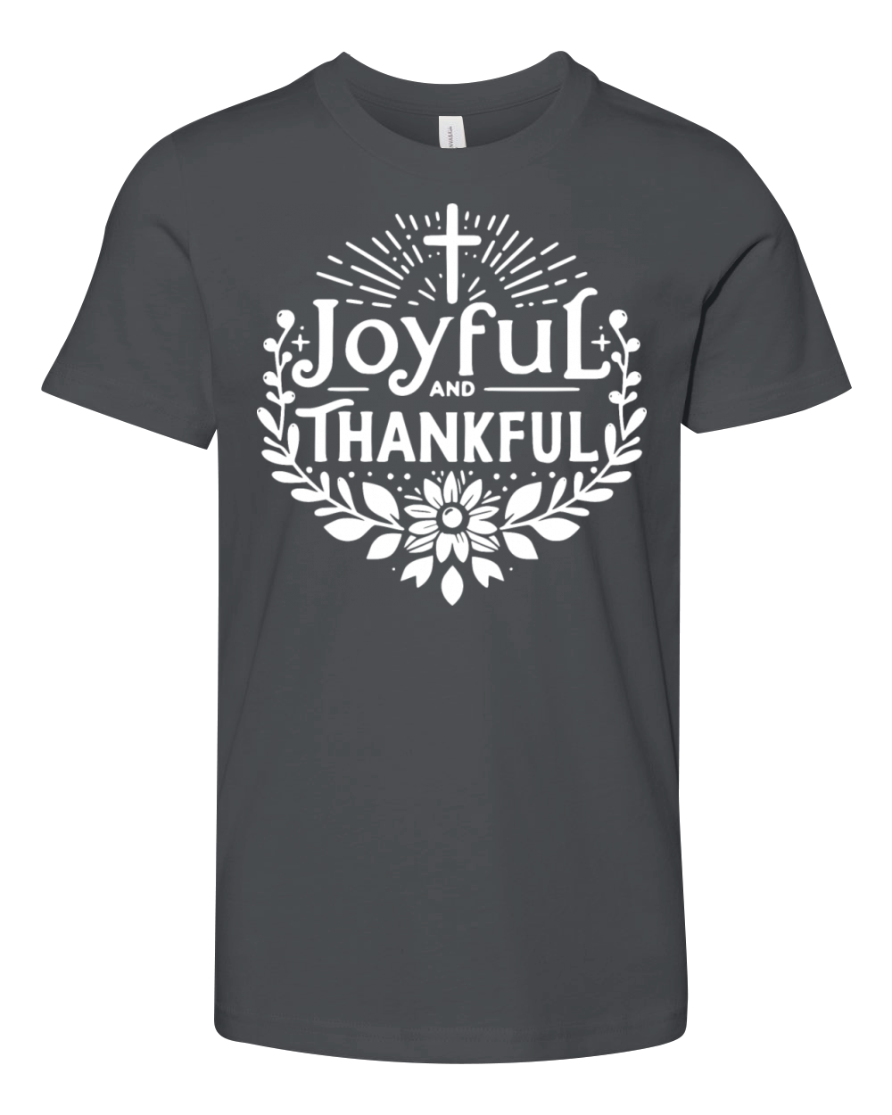 Joyful and Thankful Youth Unisex Jersey Tee