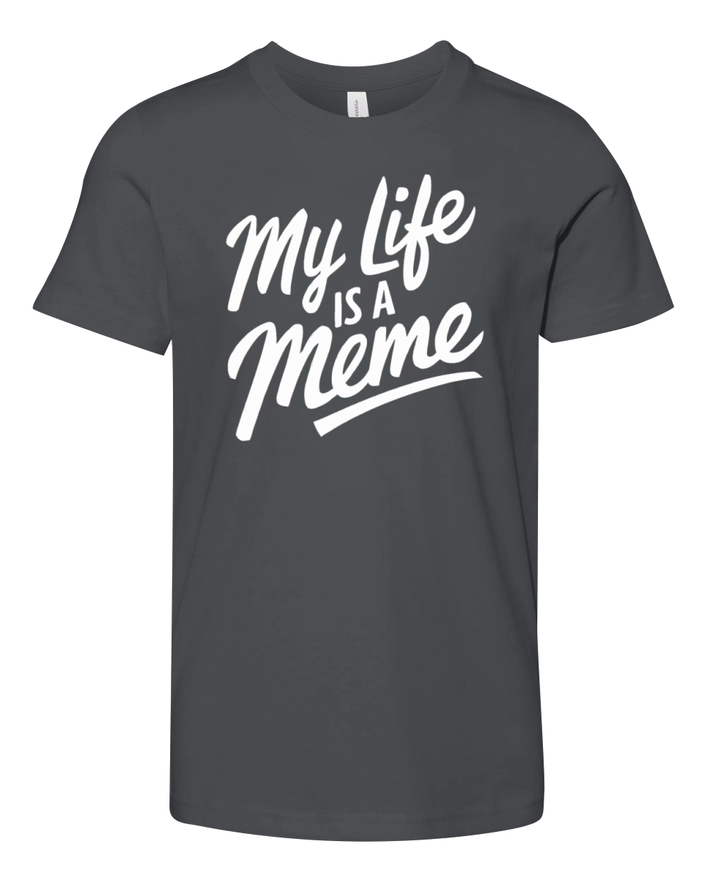 "My Life is a Meme" Funny Quote humorous Humor Youth Unisex Jersey Tee
