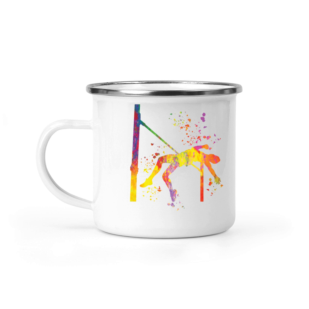 High Jumper High Jumping High Jump Camping Mug