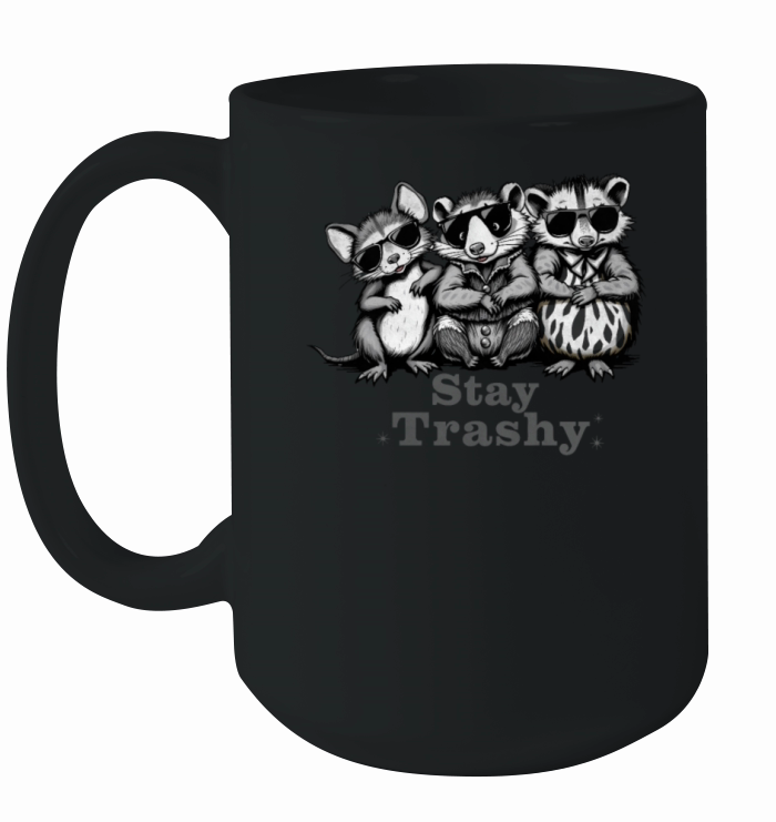 Stay trashy rats vintage Ceramic Mug