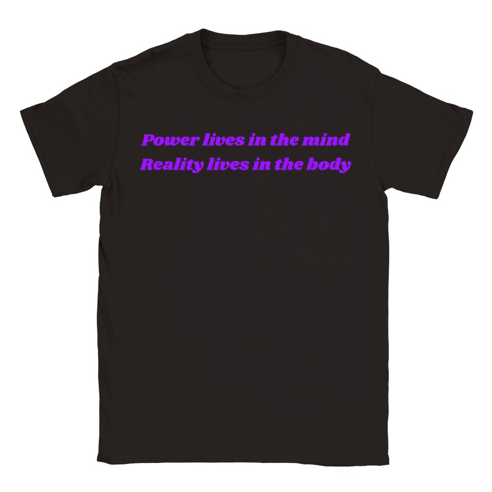 Powerful mind reflects itself through the body Classic Kids Crewneck T-shirt