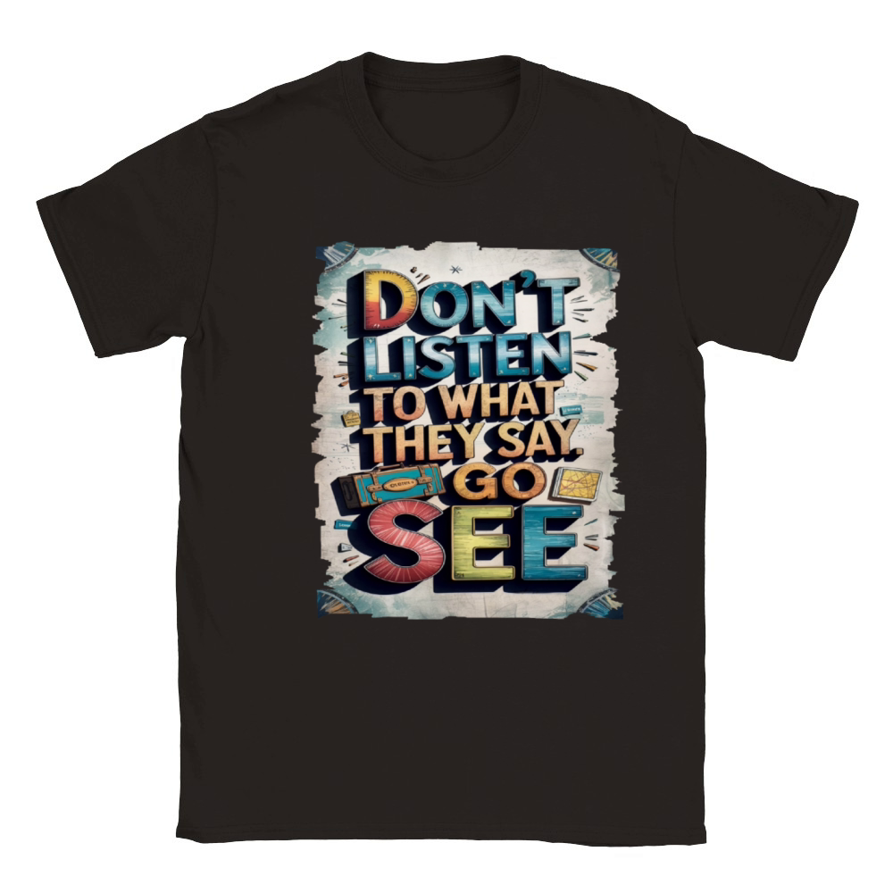 Travel Quote to get inspired N01 Classic Kids Crewneck T-shirt