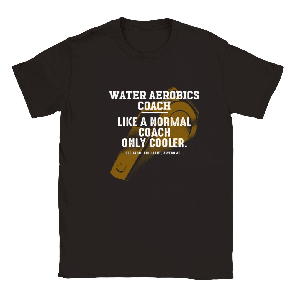 Water Aerobics Coach Like a Normal Coach Aquafitne Classic Kids Crewneck T-shirt