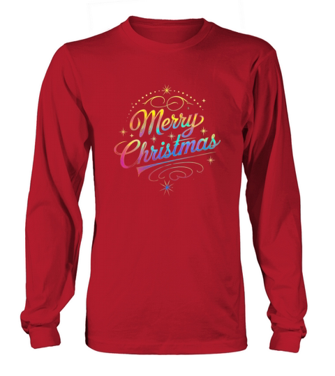 Merry Christmas Long sleeved Unisex
