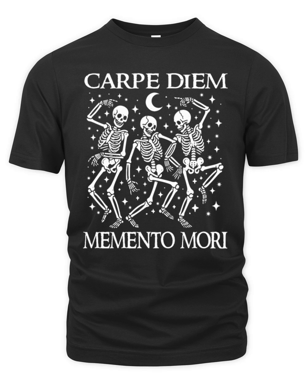 Carpe Diem Memento Mori Latin Stoic Death Quote Organic Unisex T-shirt