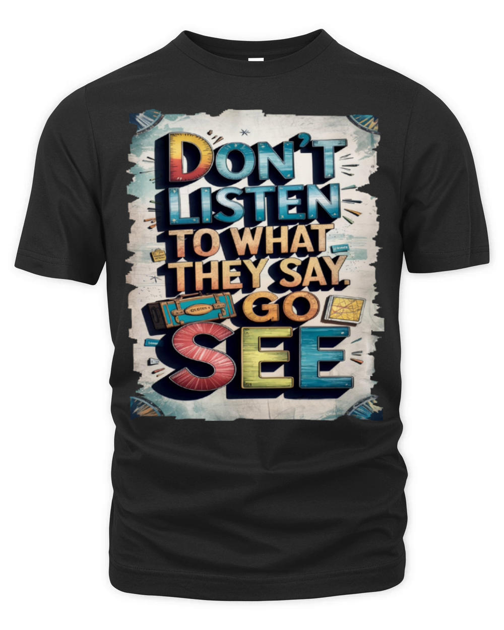 Travel Quote to get inspired N01 Organic Unisex T-shirt