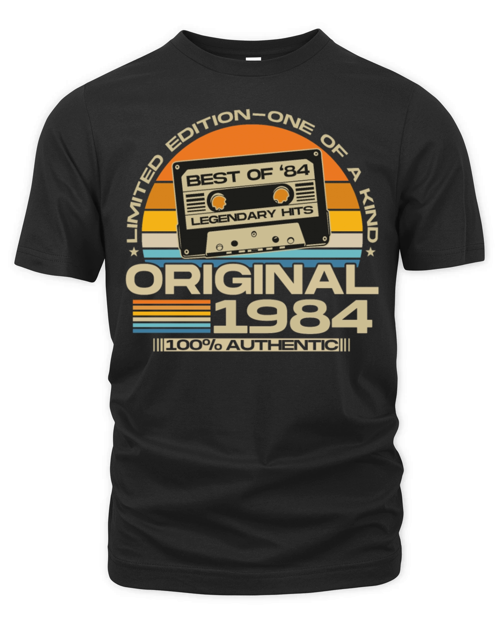 Vintage 1984 Retro 40th Birthday Organic Unisex T-shirt