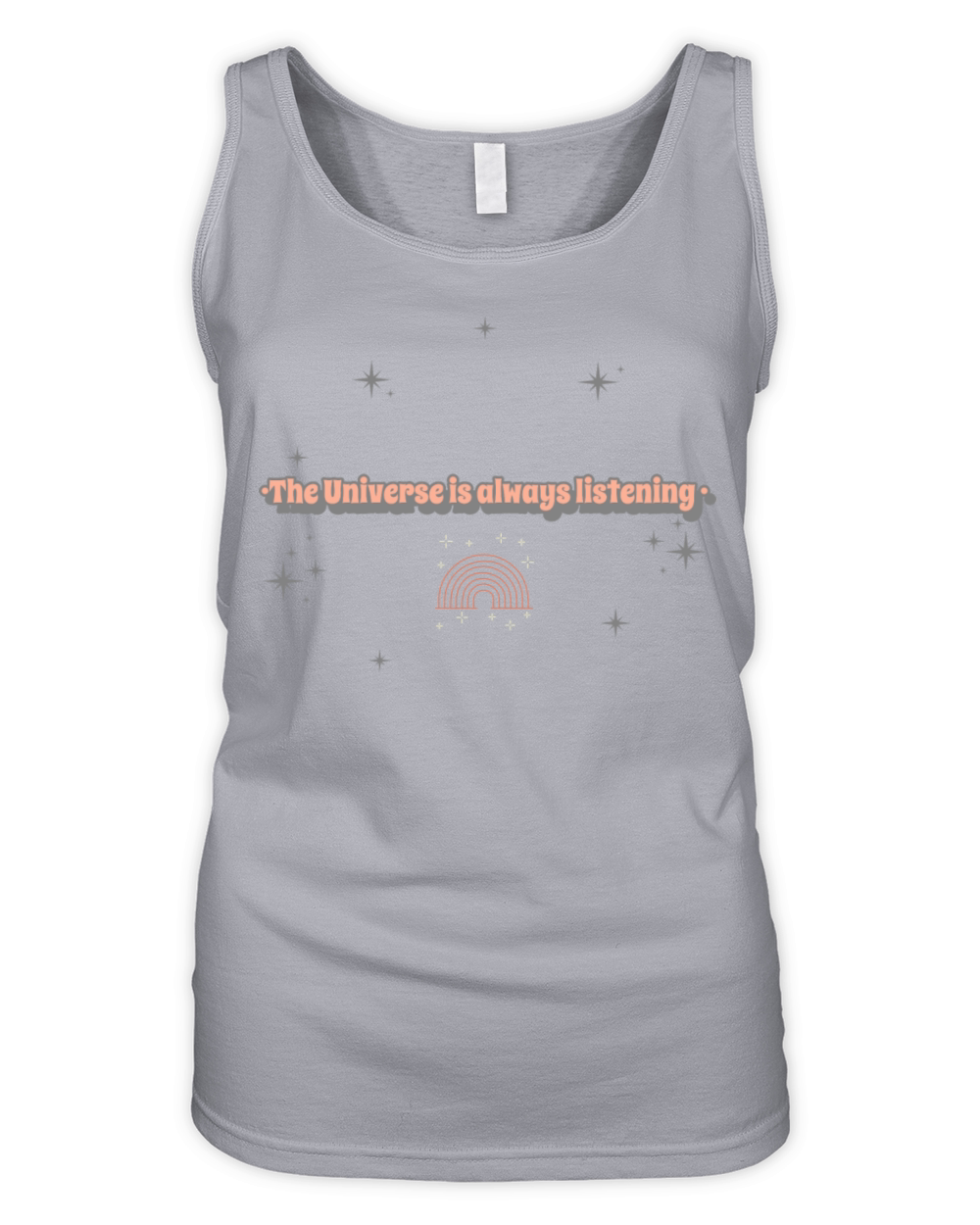 The Universe Is Always Listening Organic Women's Tank Top