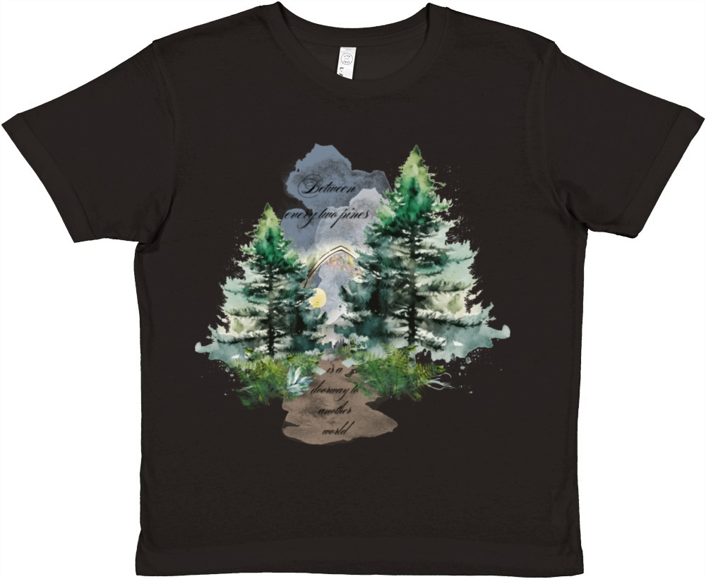 Between Every Two Pines is a Doorway Premium Kids Crewneck T-shirt