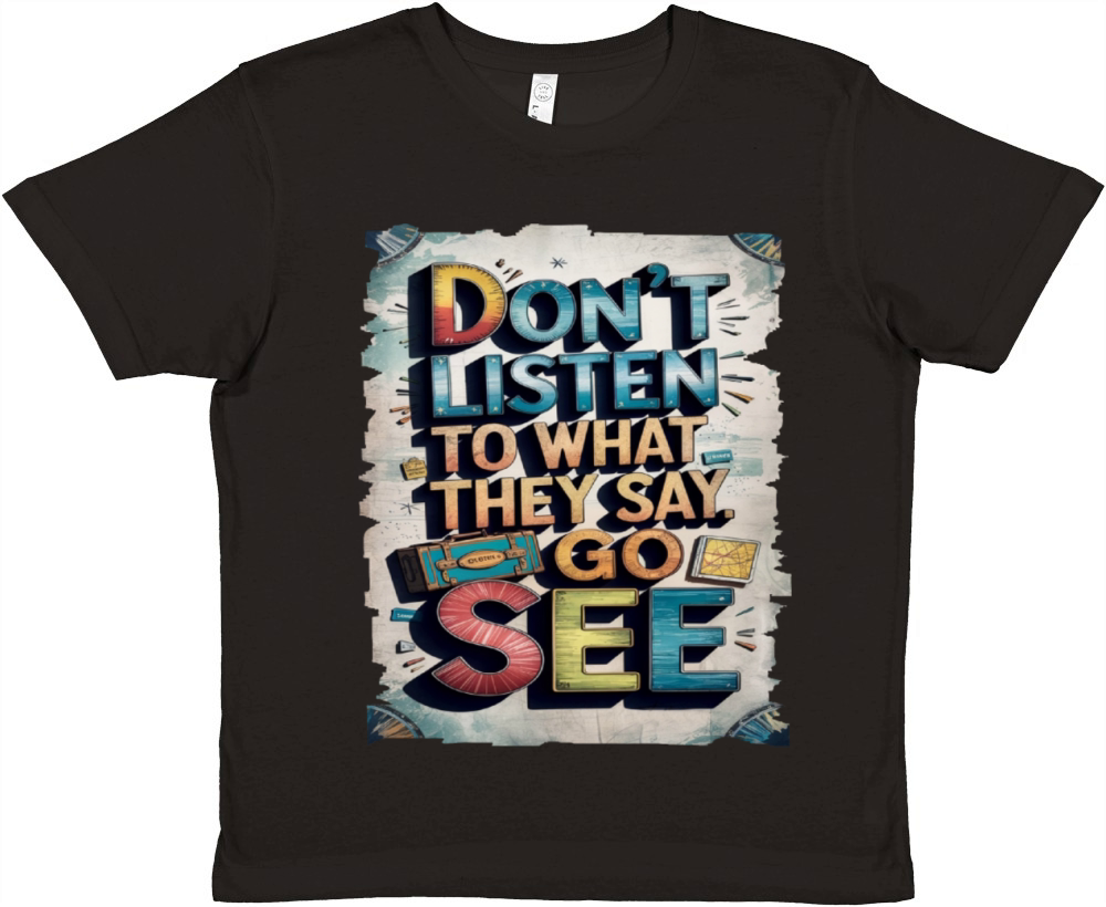 Travel Quote to get inspired N01 Premium Kids Crewneck T-shirt