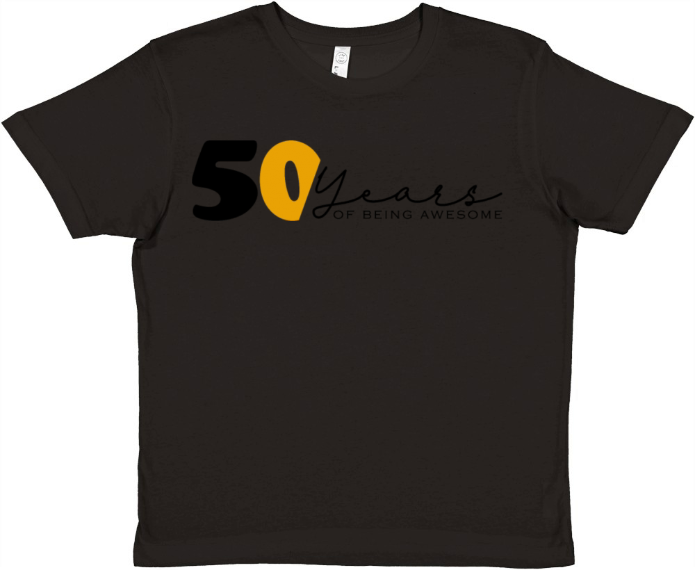 Vintage 1974 Funny 50 Year Old Bday Men Women Premium Kids Crewneck T-shirt