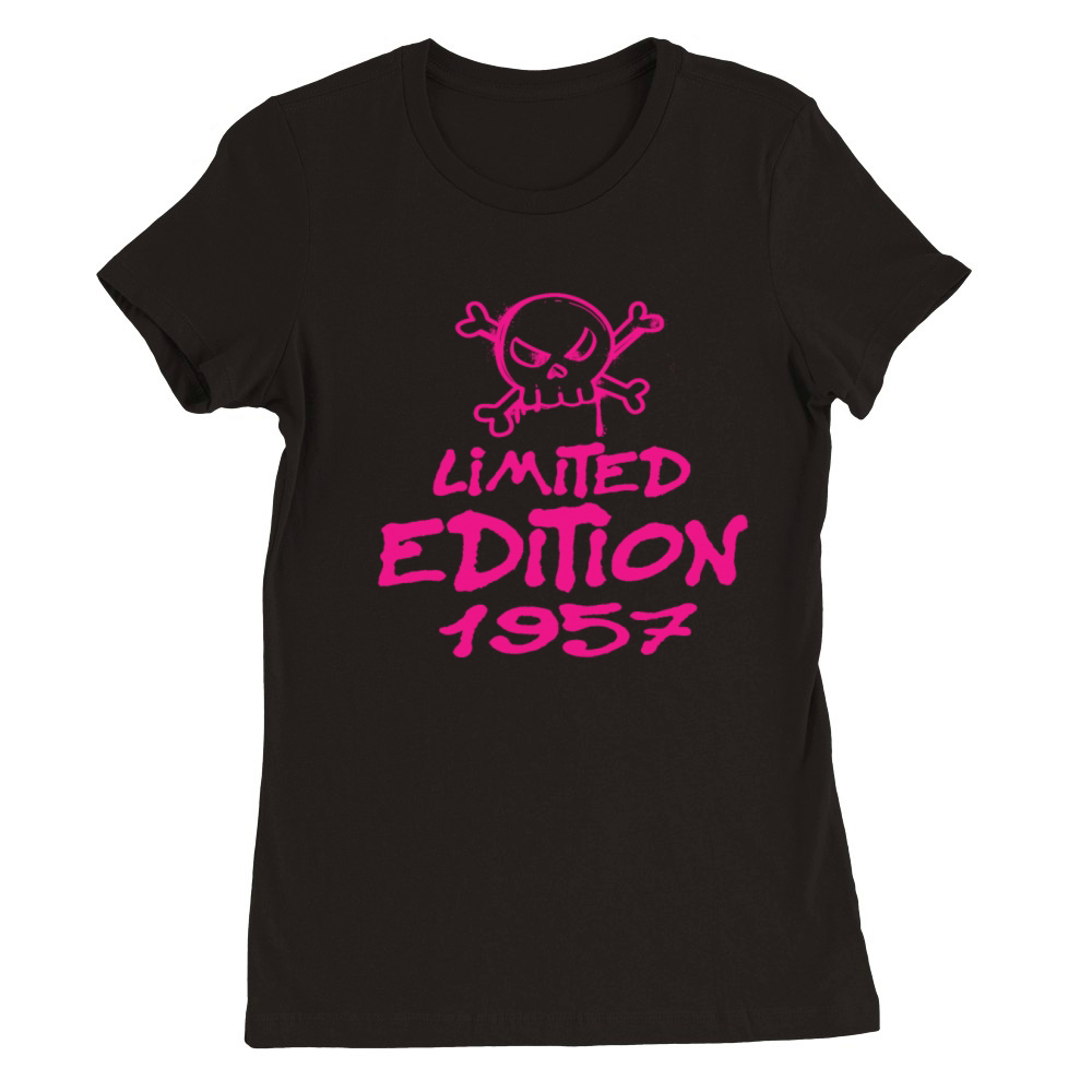 Limited Edition 1957 Birthday 1957 Born Premium Womens Crewneck T-shirt