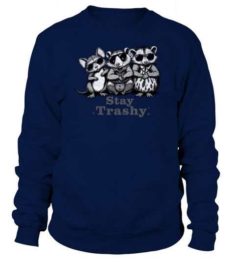 Stay trashy rats vintage Sweatshirt Unisex