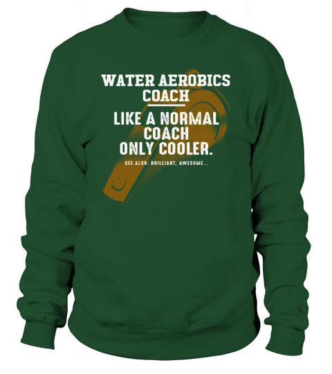 Water Aerobics Coach Like a Normal Coach Aquafitne Sweatshirt Unisex