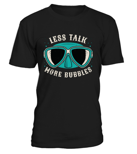 Snorkeling Less Talk More Bubbles Marine Biologist T-Shirt Unisex