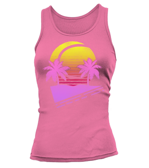 Funny Tennis Player Racket Retro Tank top Woman