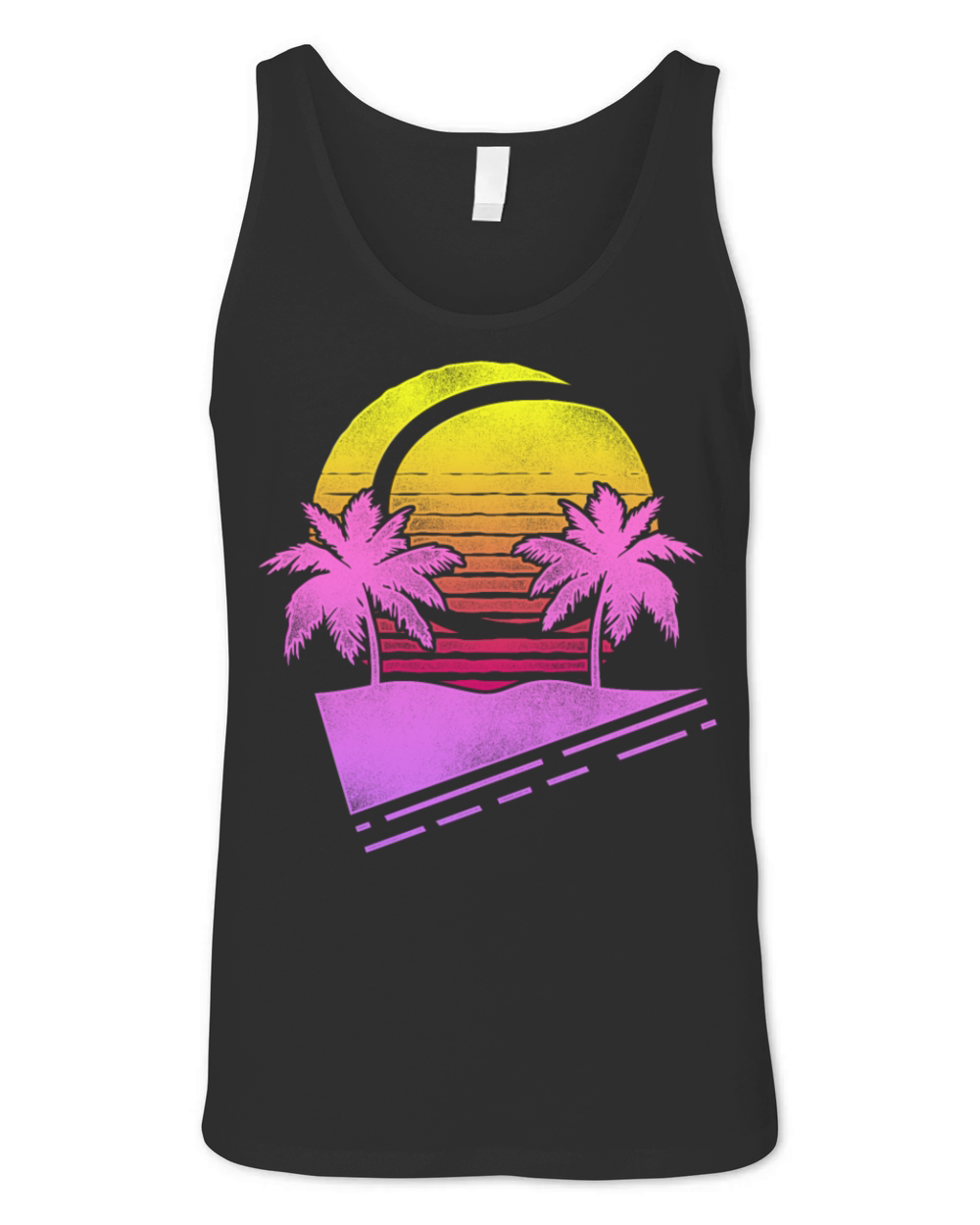 Funny Tennis Player Racket Retro Unisex Jersey Tank