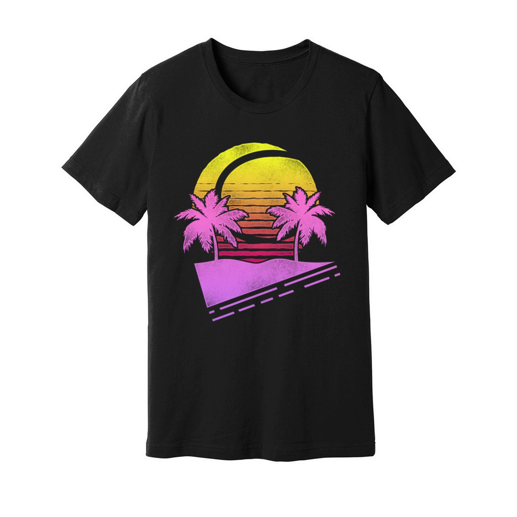 Funny Tennis Player Racket Retro Unisex Jersey Tee