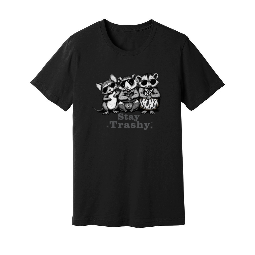 Stay trashy rats vintage Unisex Jersey Tee