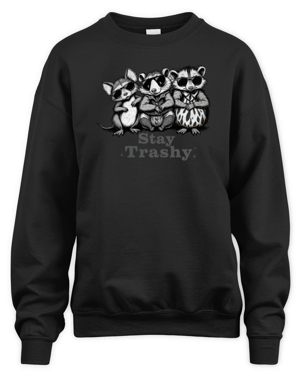 Stay trashy rats vintage Unisex Premium Crewneck Sweatshirt