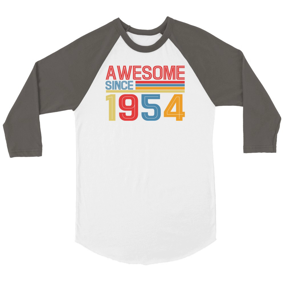70th Birthday Unisex ¾ sleeve Raglan T-shirt