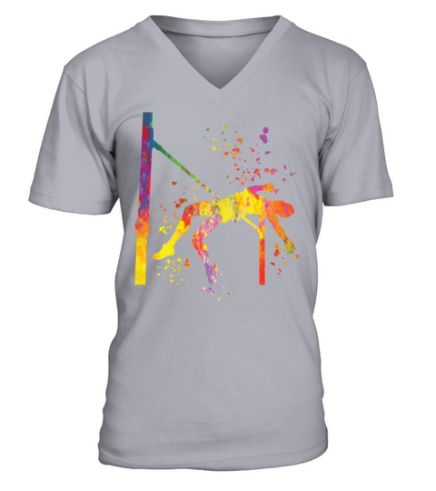 High Jumper High Jumping High Jump V-Neck T-shirt