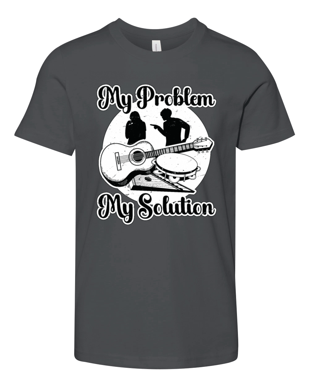 Folk Music Enthusiast My Problem My Pictogram Mom Youth Unisex Jersey Tee