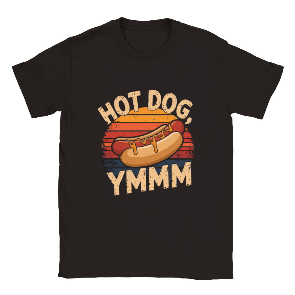 Hot Dog Ymmm Classic Kids Crewneck T-shirt