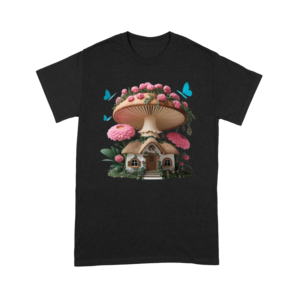 Pink Mushroom cottagecore Comfort T-shirt