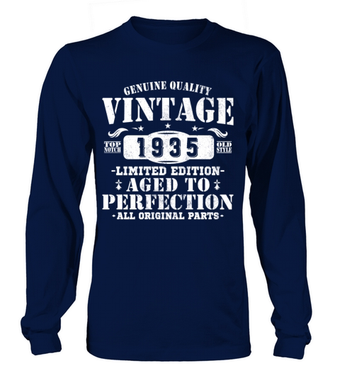 90 Years 1935 Vintage Retro Birthday Gift Long sleeved Unisex