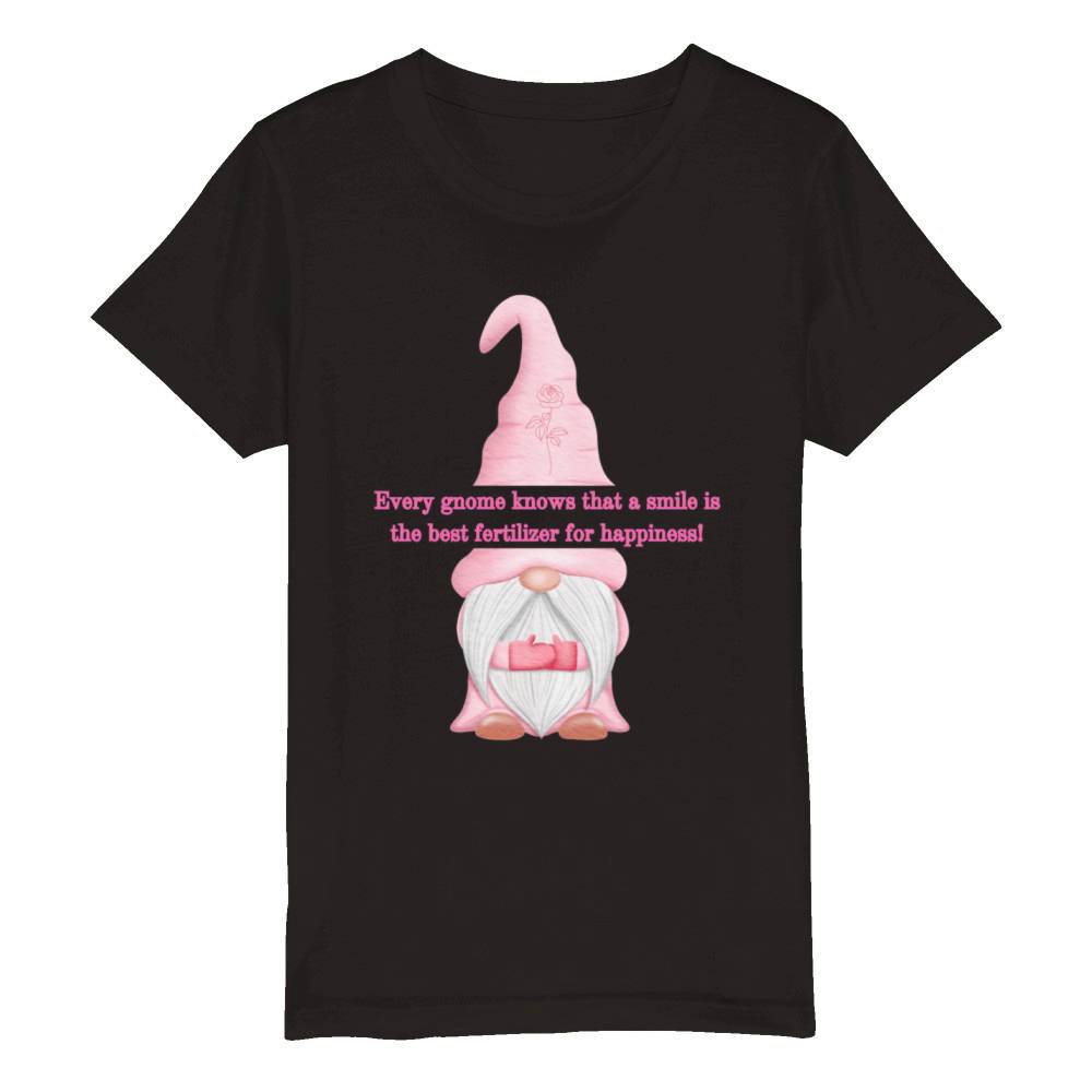 Pink Knome Organic Kids Crewneck T-shirt