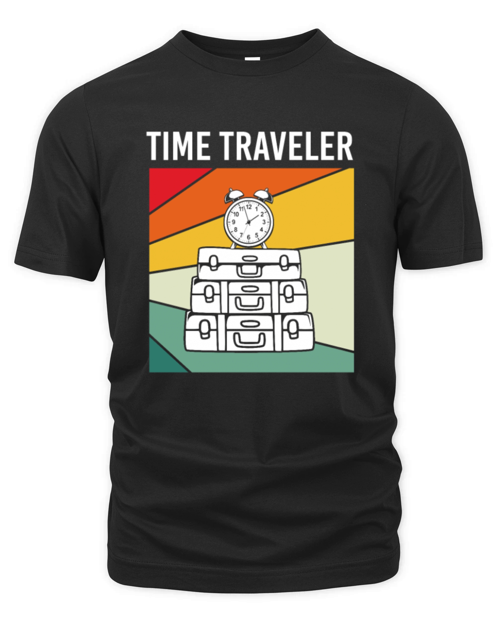 Retro Vintage Time Machine Time Traveler Organic Unisex T-shirt