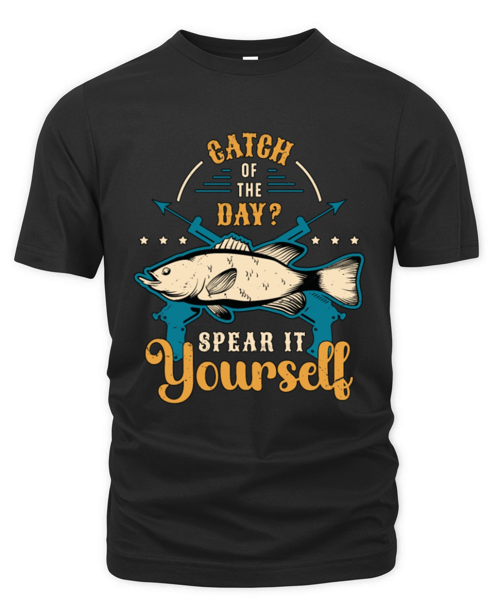 Spearfishing Catch Of The Day Spear It Snorkeling Organic Unisex T-shirt
