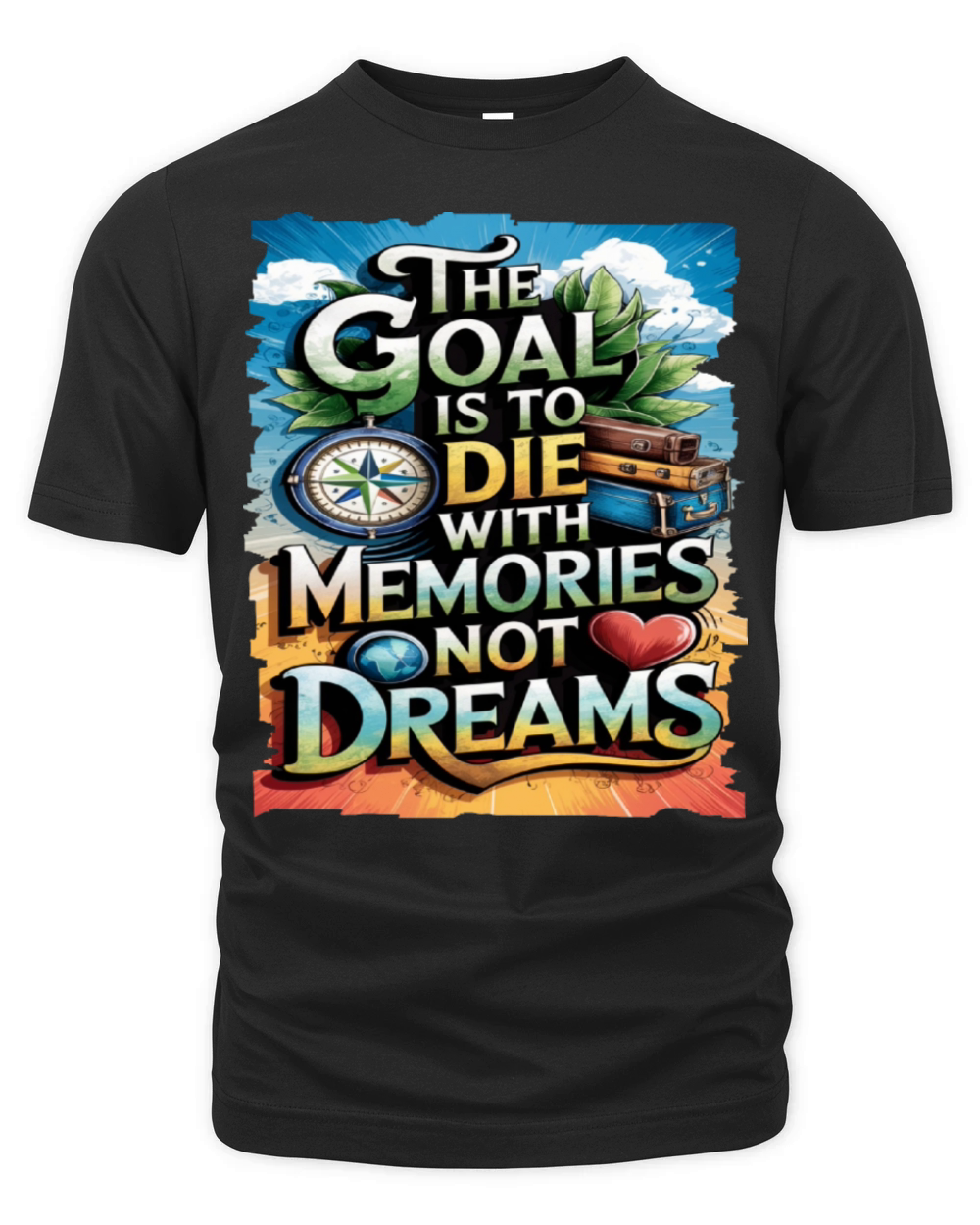 Travel Quote to get inspired N04 Organic Unisex T-shirt